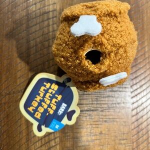 NWT BARK Tuff Stuffed Turkey Treat Toy (Size M)